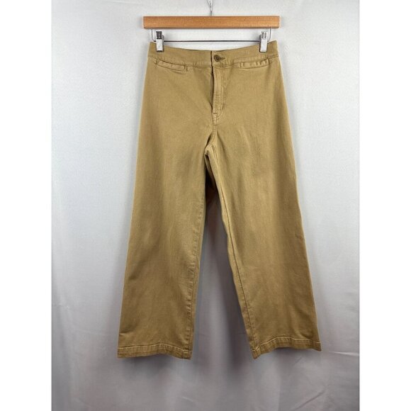 Women’s Madewell Size P27 Khaki Cotton Bermuda Pant - Picture 1 of 6
